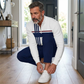 👕 50% RABATT! 🔥 Herrset med Grafiskt Tryck & Byxor – Modern Look, Bekväm Passform & Avslappnad Stil 👖