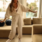 👚 50% RABATT! 🔥 Casual Jumpsuit med Huva för Damer – Mjukt Tyg, Avslappnad Passform & Fickor