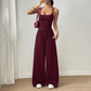 🔥🎁Nyhet 50 % RABATT🔥Casual jumpsuit med spaghettiband för damer