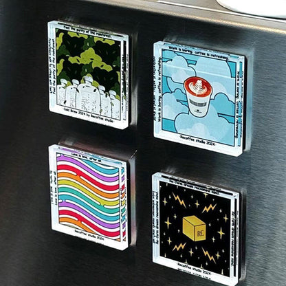 Kreativt och dekorativt gör-det-själv-kylskåpsmagnetkit