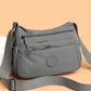 👜 50% RABATT! ✨ Dam enfärgad crossbody-väska – Många fickor, säker dragkedja & perfekt för vardag och resor 🚶‍♀️