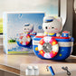 Sjöman Djur Båt Bubbelmaskin