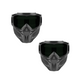 Avtagbar helmask med skyddsglasögon