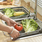 📢📢50% RABATT NU!! ⏰Teleskopisk avrinningskorg i rostfritt stål, flexibel🥒