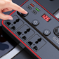 Multifunktionell billaddare med vägguttag och USB