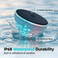 Solcellsdriven flytande poollampa med fiskprojektion