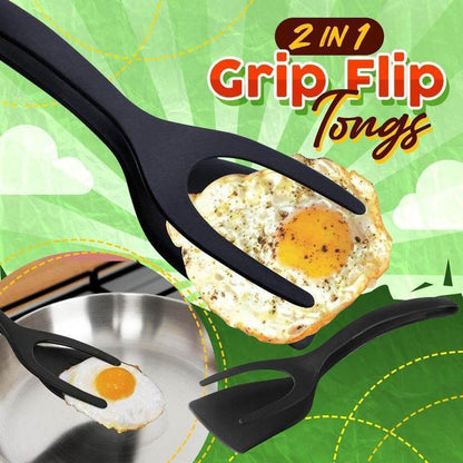 🍳 50% RABATT NU!🥩 2-i-1 Spatelklämma – Värmetålig Silikon & Halkfritt Handtag – Kök Matlagning Essential 🔥