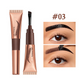 💖SISTA DAGEN – KÖP 1, FÅ 1 GRATIS!💕BrowLuxe™ 4-färgs avdragbar ögonbrynsfärg 🌈 – Vattenfast 💧, långvarig (upp till 3 månader!) ⏳ | Naturlig definition och en enkel ”wild brow”-look ✨