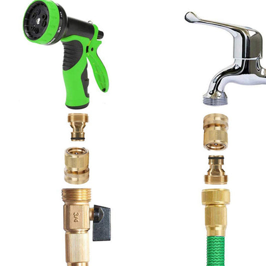 🔩 BEGRÄNSAD TID: 50 % RABATT! ✨ 3/4-tums snabbkoppling i mässing – rostfri, läckagefri, universell 💧