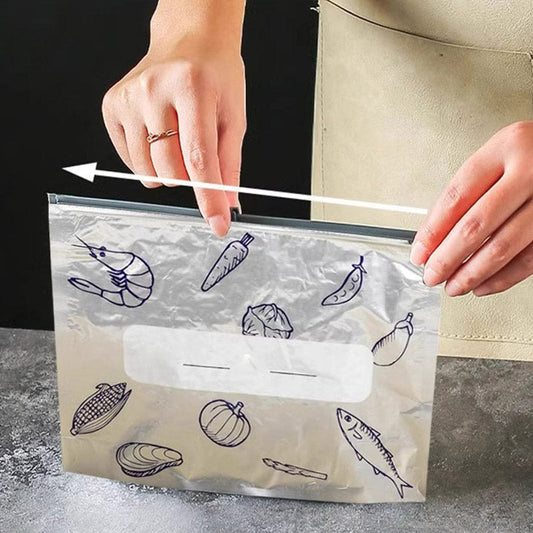 Återanvändbara förvaringspåsar av aluminiumfolie