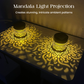 Solcellsdriven Mandala Projektorlampa | Väderbeständig utomhusbelysning