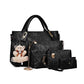 💥 50% RABATT 👜 4-delat premiumset ✨ Få stil, funktion och flexibilitet i ett och samma väskpaket 🌟