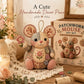 🧵🐭 Vintage lapptäcksmus DIY-kit – Allt inkluderat & perfekt för nybörjare!