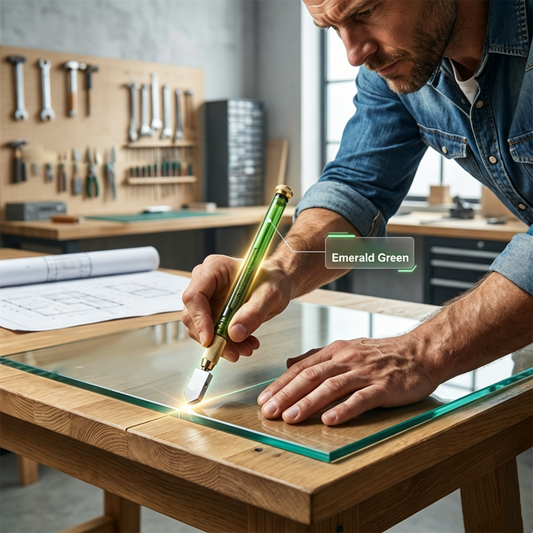 Professionellt diamantglasskärverktyg