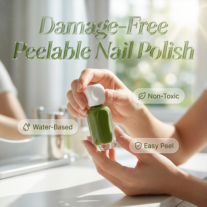 Avdragbart vattenbaserat nagellack