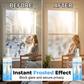Insynsskyddande spray med spegeleffekt för glas