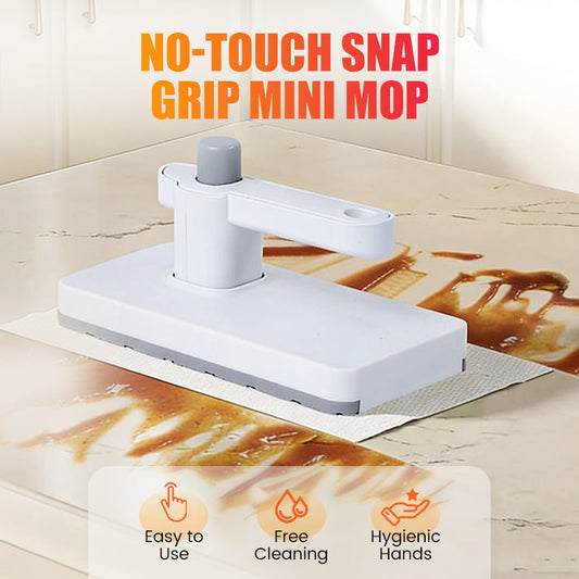 ⏳Begränsad tid – 50% rabatt⏰Beröringsfri Snap Grip Mini Mopp