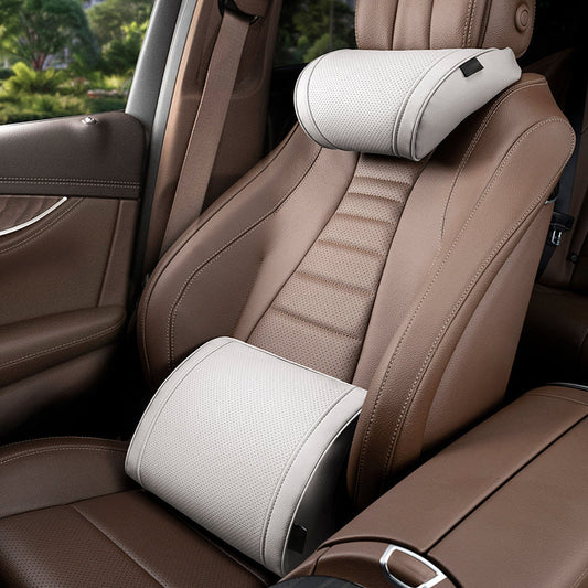 🥳2026 HOT SALE🥳💞Över 50 000 sålda!💥🚗✨ Blixtrea – 50 % rabatt! Ergonomiskt set med nackstöd och ländryggsstöd för bilsäten