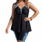 👙 50% RABATT NU! 🌊 Figursmickrande tankini för kurviga kvinnor – med magkontroll, byststöd & shorts – bekväm och perfekt för strand, pool och semester ☀️✨