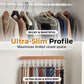 🏠 KÖP 1, FÅ 1 GRATIS! 👔 Multi-clip wooden hanger – Utrymmessparande klädhängare med 10 klämmor – Perfekt för kjolar, byxor eller accessoarer – håller garderoben snygg & organiserad ✨