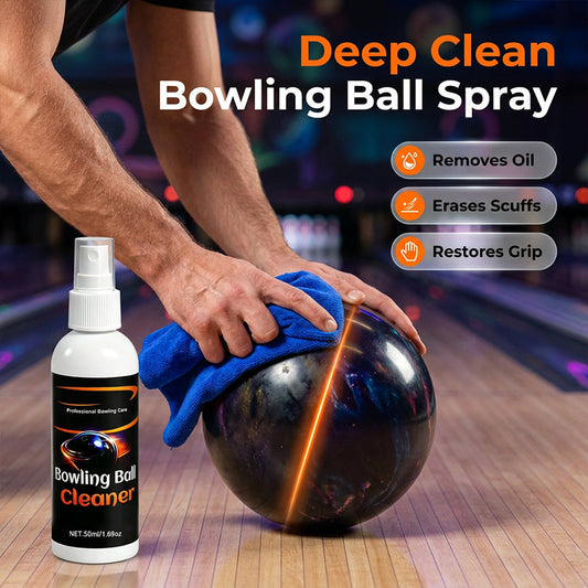 Bärbar rengöringsspray för bowlingklot