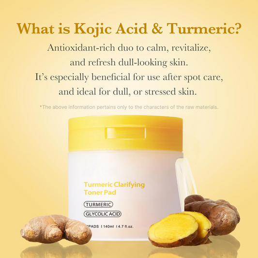 Kojicsyra Gurkmeja Ljusgörande Serum