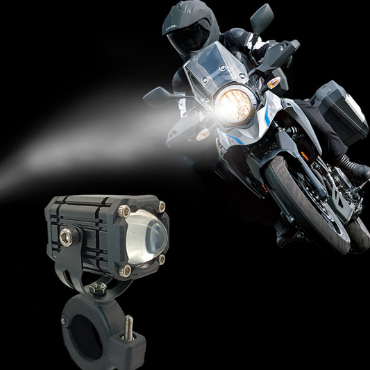 💡 Se vägen tydligare i mörkret – universellt demonöga-LED-ljus med hel- och halvljus 🏍️