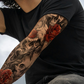 Stora tillfälliga tatueringar med hel ärm