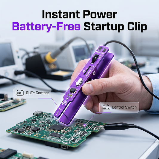 Universellt batterifritt startklämma