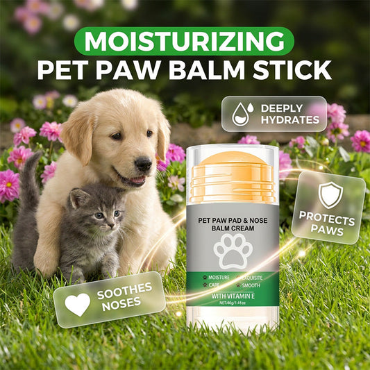 🧴 50% RABATT NU! Återfuktande tassbalsam i stift för husdjur – naturlig vård för torra, spruckna tassar och nosar 🐾✨