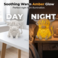 Varmt skenande Highland Cow bordslampa