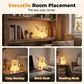 Varmt skenande Highland Cow bordslampa