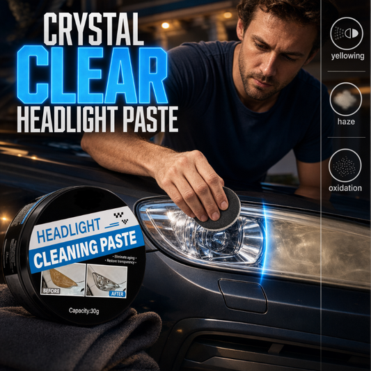 Kristallklar pasta för renovering av strålkastare