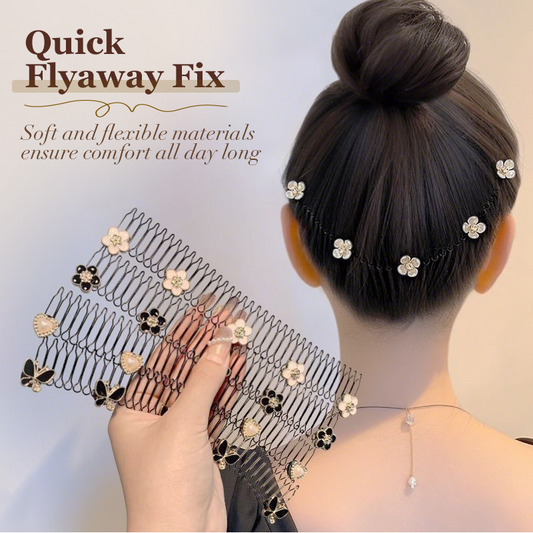 Elegant flexibelt osynligt flygigt hårband