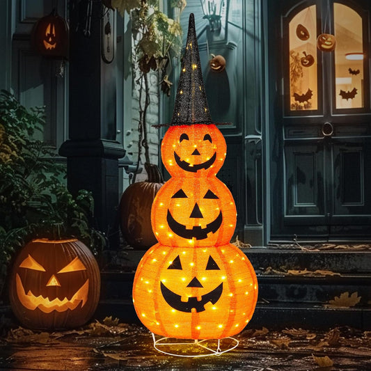 🎃 Storsäljare – 50 % rabatt 🎃🎃 Fällbara halloweendekorationer i form av pumpor