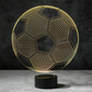 Glödande fotbollsnattlampa