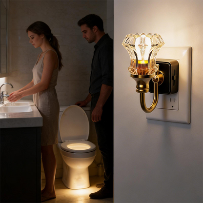 Vintage LED-nattlampa med pluggfunktion