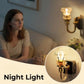Vintage LED-nattlampa med pluggfunktion