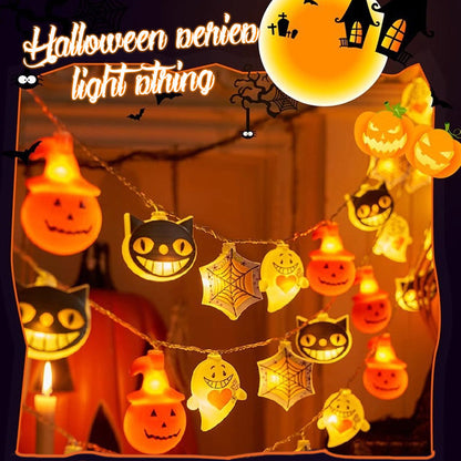 Batteridriven Halloween-ljusslinga med 2 ljuslägen