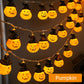 Batteridriven Halloween-ljusslinga med 2 ljuslägen