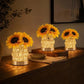 Sänglampa med solrosmotiv