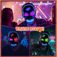 Halloween LED-dödskallemask