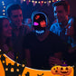 Halloween LED-dödskallemask
