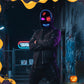 Halloween LED-dödskallemask