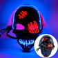 Halloween LED-dödskallemask