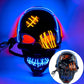 Halloween LED-dödskallemask