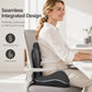 🪑 50% RABATT NU! ✨ Ergonomisk sittdyna i memoryskum med ryggstöd – bekväm och stödjande för hemmet, kontoret och bilen 💺🛡️