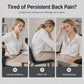 🪑 50% RABATT NU! ✨ Ergonomisk sittdyna i memoryskum med ryggstöd – bekväm och stödjande för hemmet, kontoret och bilen 💺🛡️