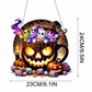 Halloween DIY Glitter Art Hängande Ornament Kit