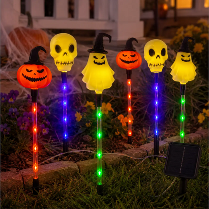🎃 50 % RABATT JUST NU! 🕷️ Solcellsdrivna pumpalampor – vattentäta, automatisk på/av-funktion och läskig Halloween-dekoration 👻